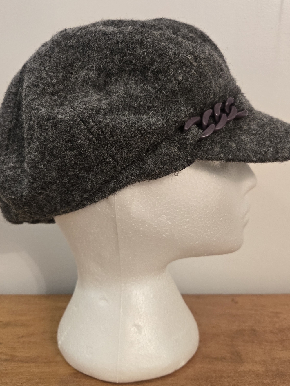 Wool-Blend Newsboy Cap